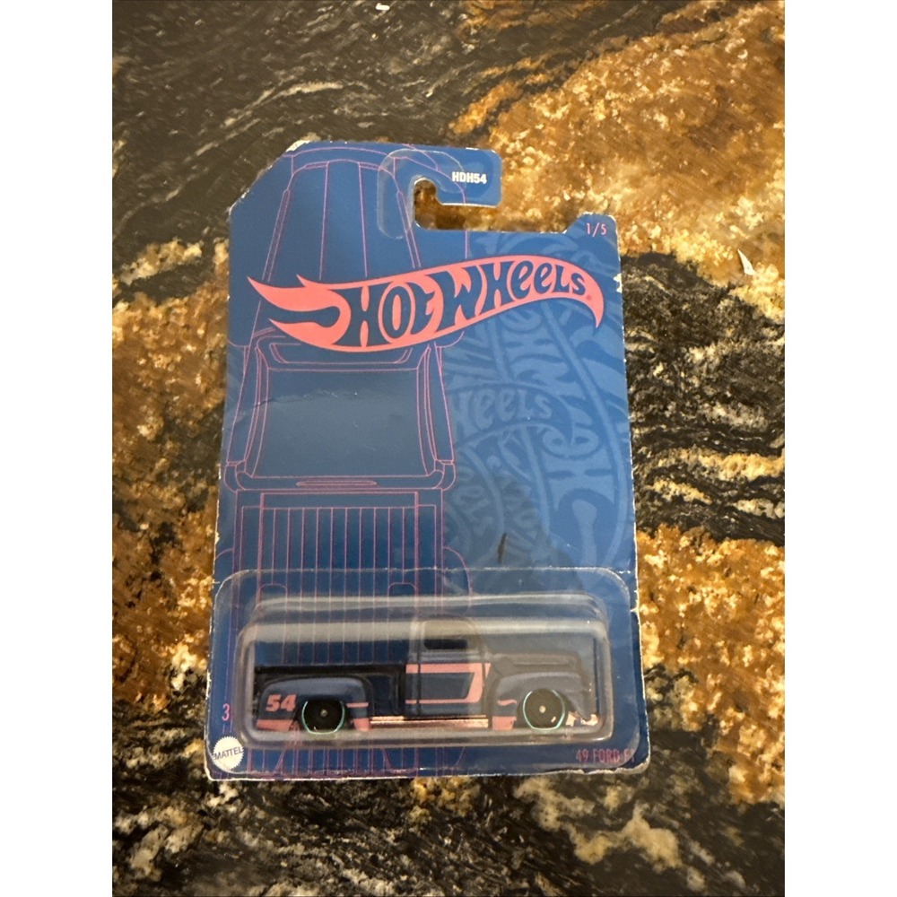 🔥2022 Hot Wheels '49 Ford F1 Satin Blue & Pink Set 1/5🔥